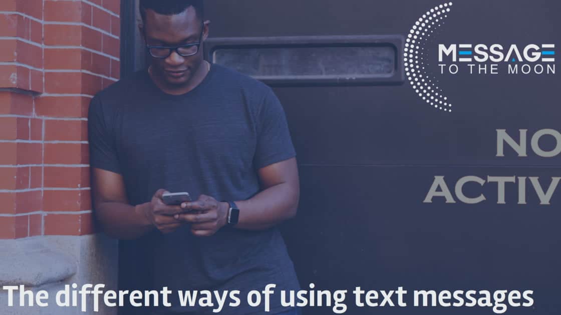 The different ways to use text messages